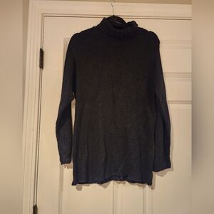 New Palette stretchy black heavyweight turtleneck sweater M